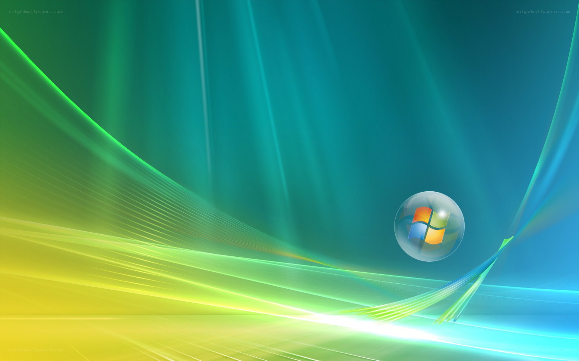 Windows 7 default wallpaper