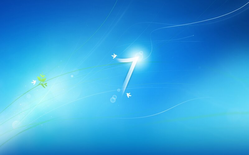 Windows 7 default wallpaper
