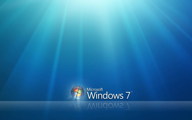 Windows 7 default wallpaper