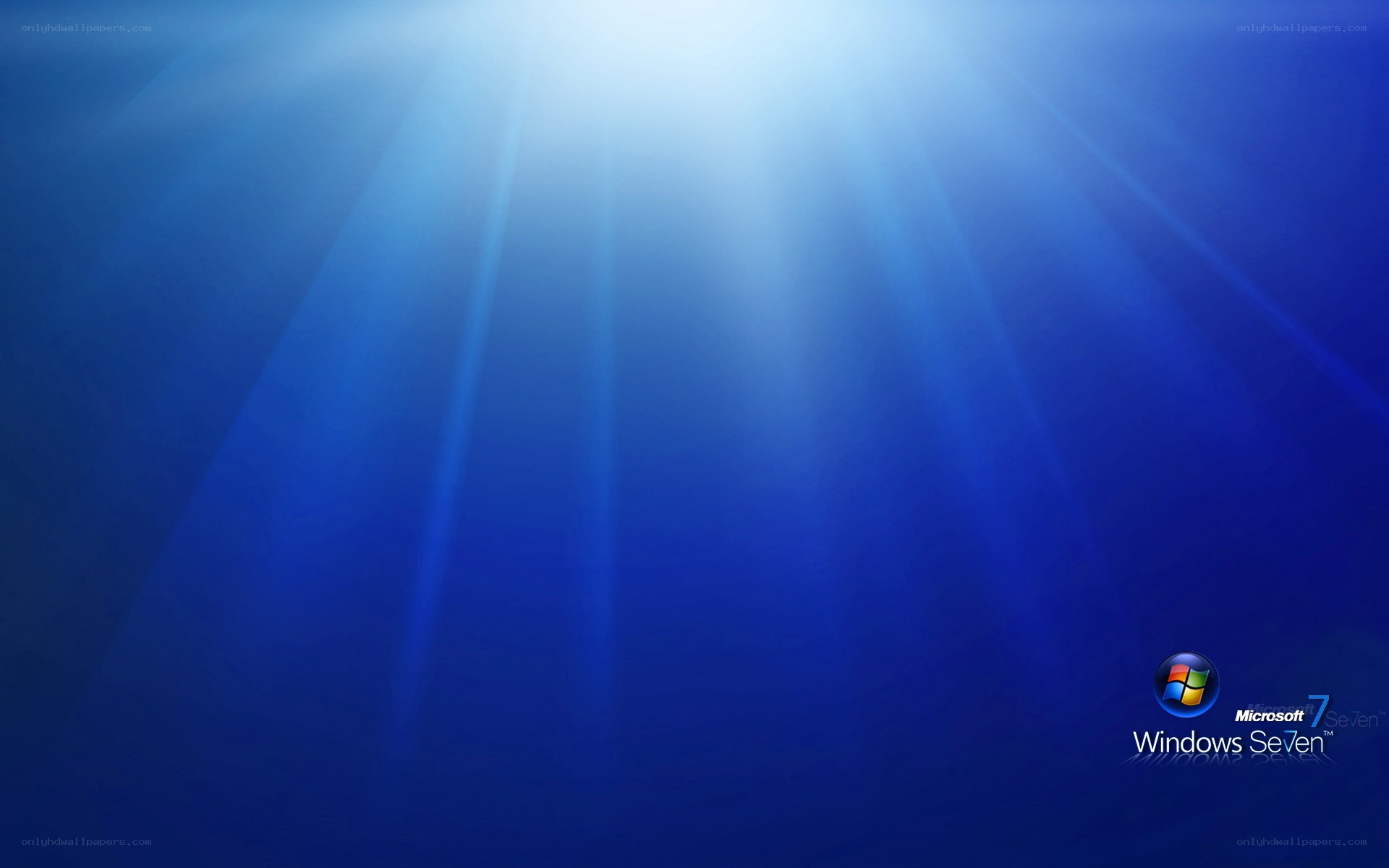 Windows 7 default wallpaper