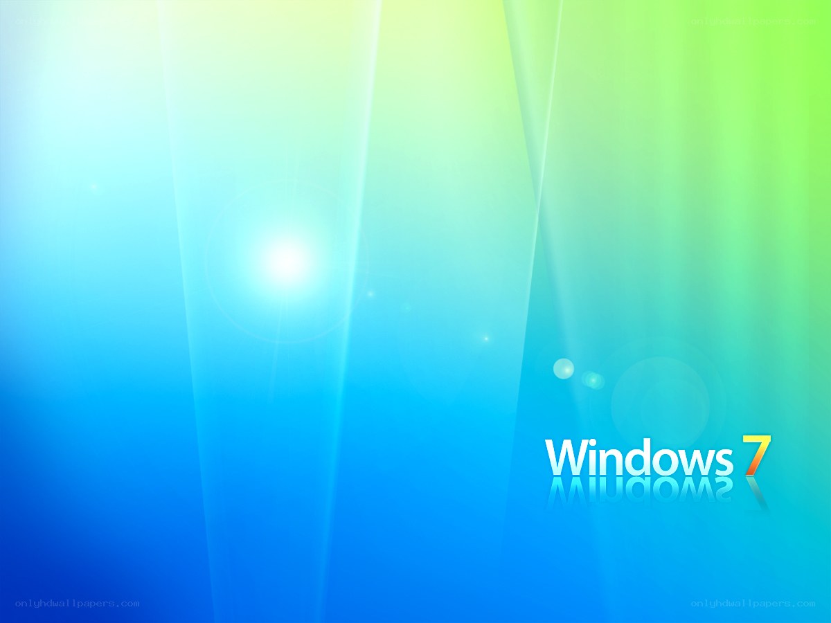 Windows 7 default wallpaper