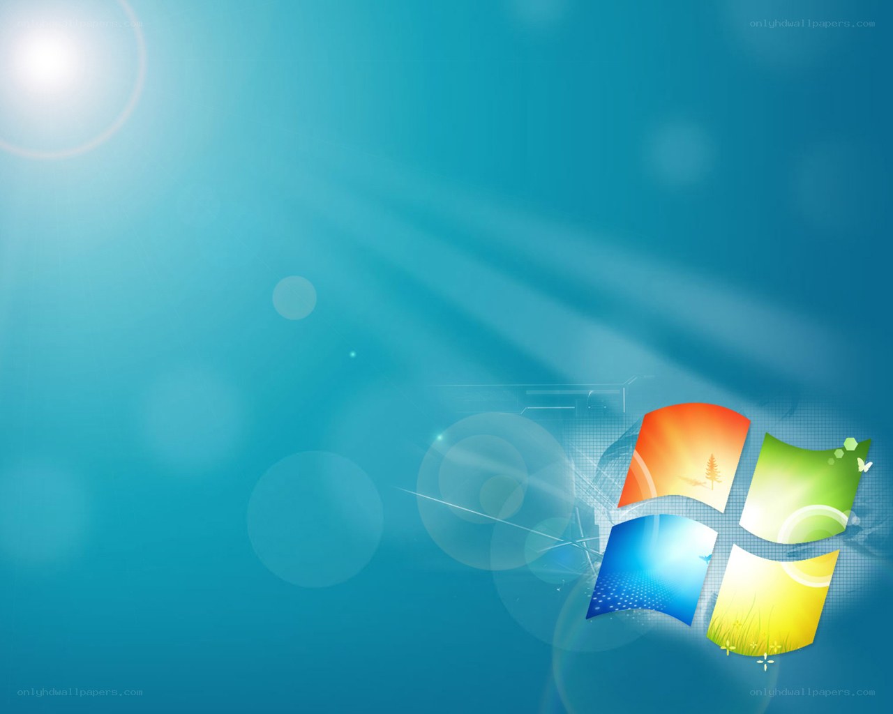 Windows 7 default wallpaper