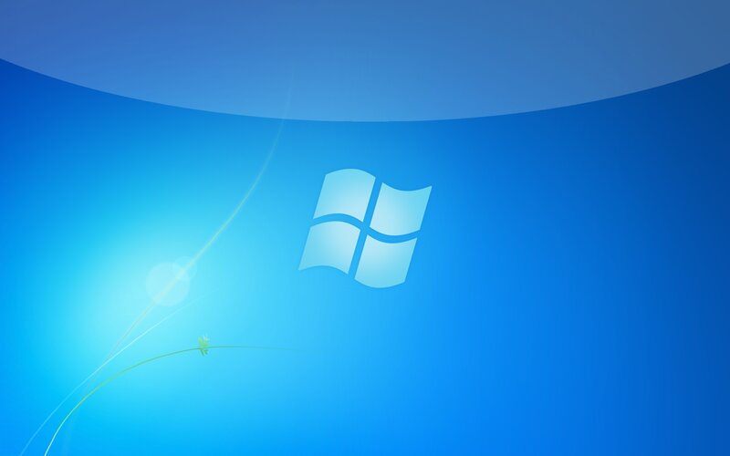 Windows 7 default wallpaper