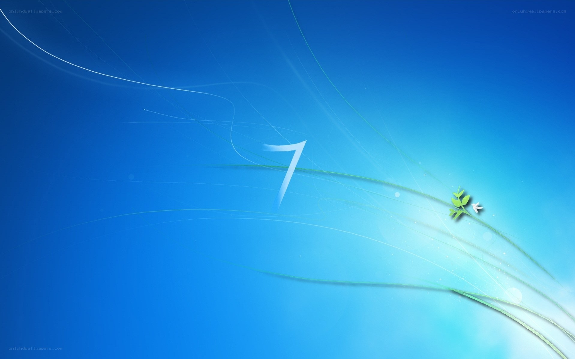 Windows 7 default wallpaper