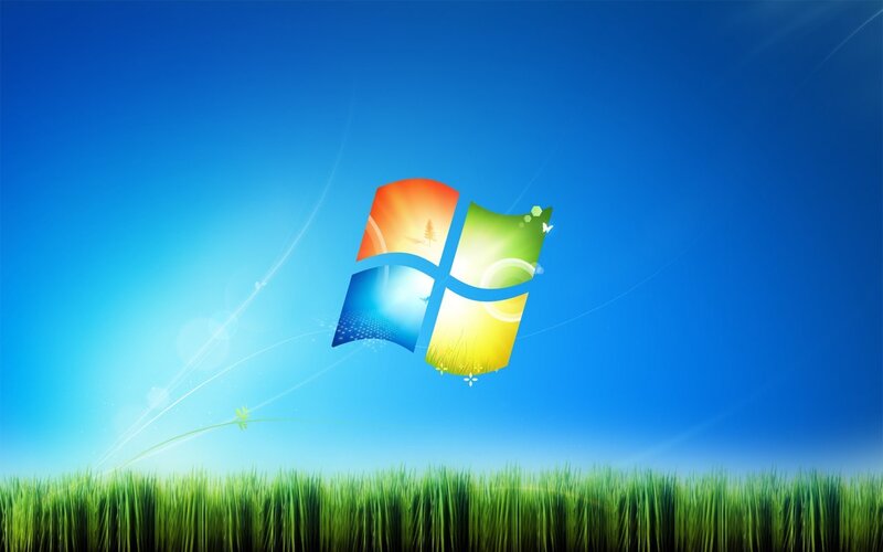 Windows 7 default wallpaper