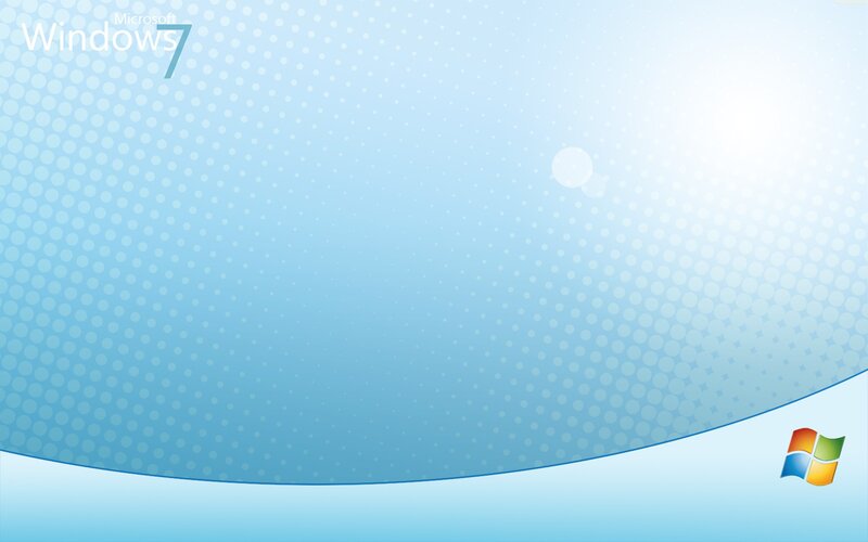 Windows 7 Desktop Background — Blue, Calm, Digital Art