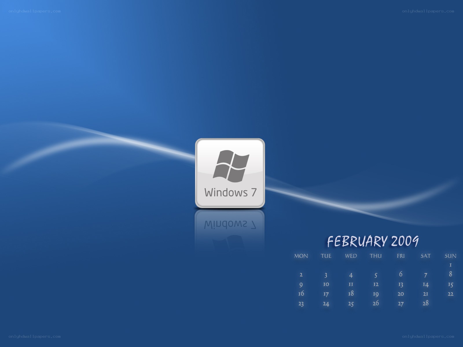 Windows 7 February 2009 wallpaper