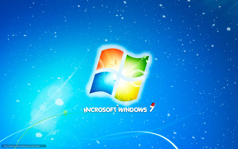 Windows 7 festive wallpaper
