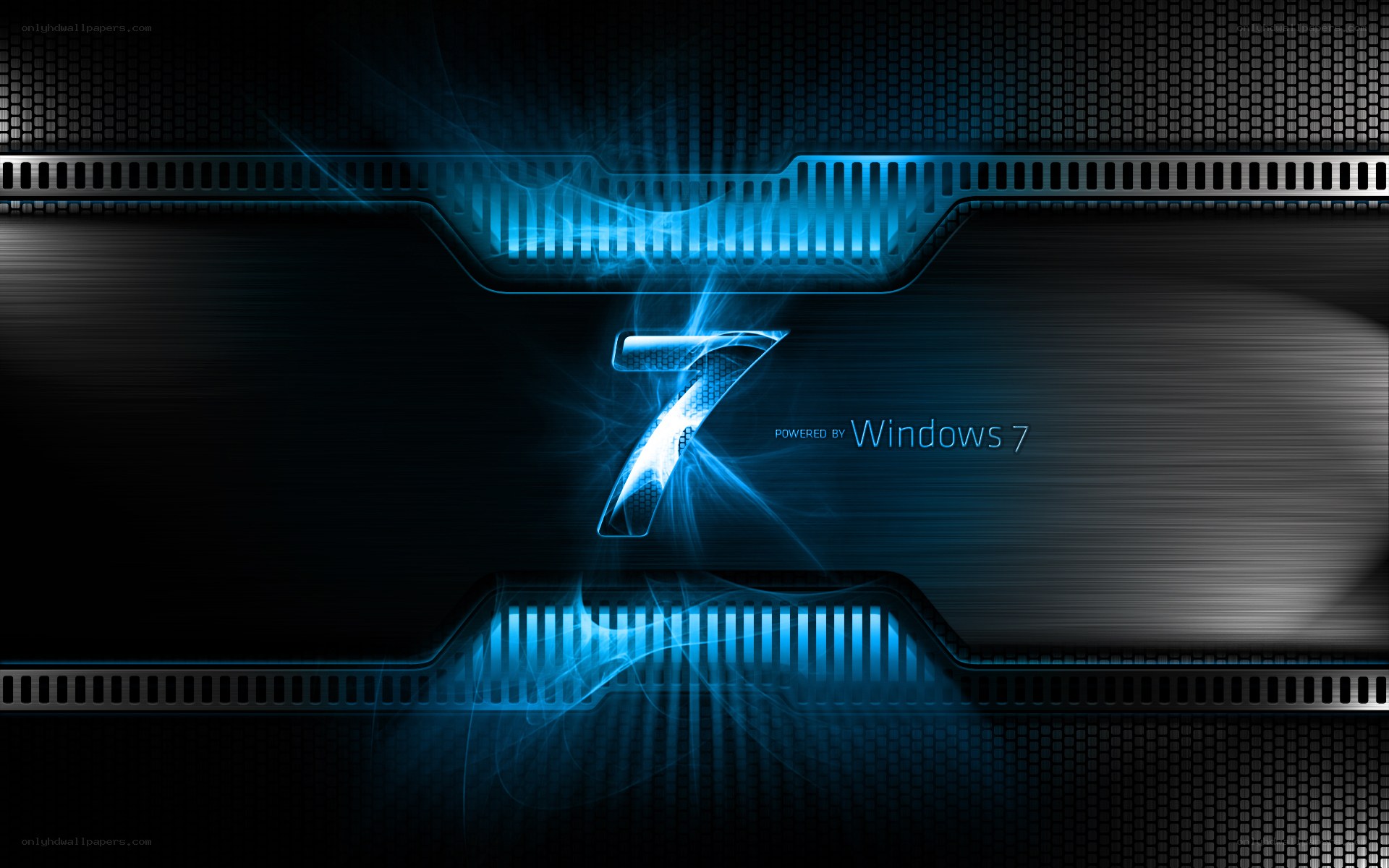 Windows 7 futuristic wallpaper