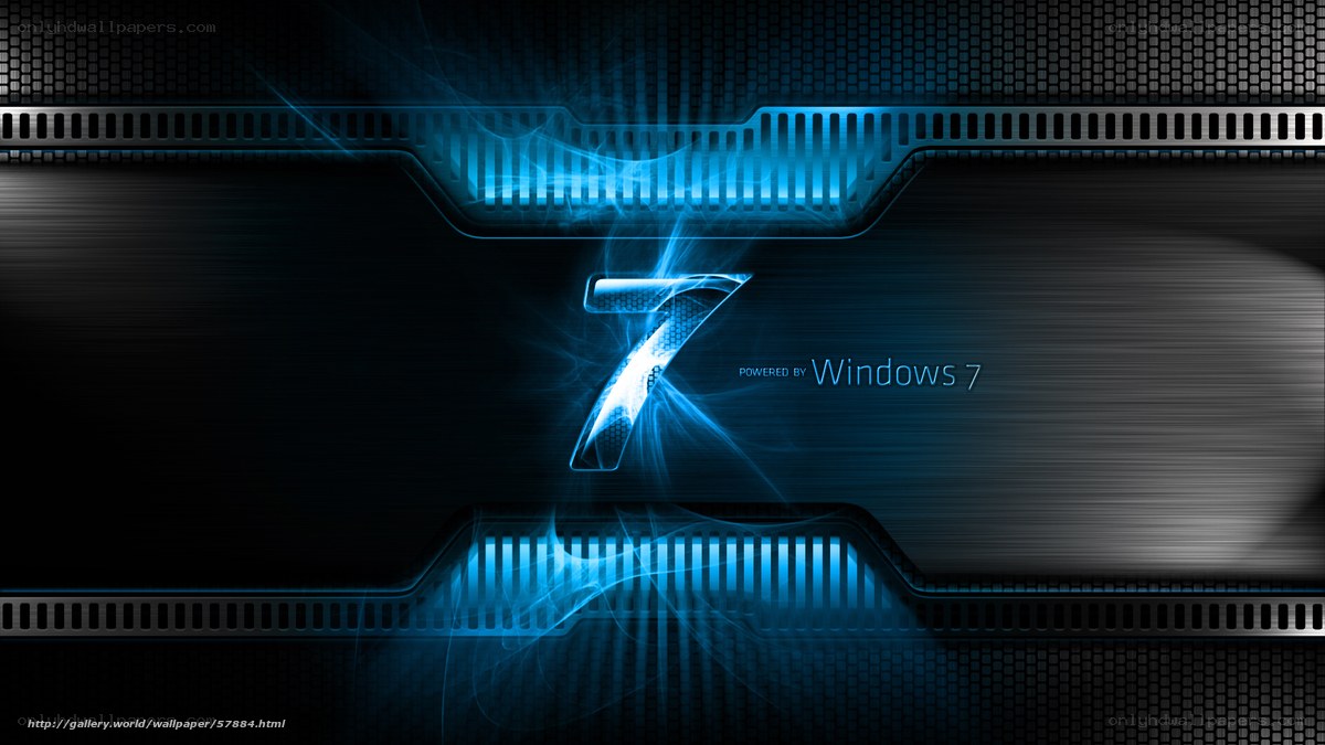 Windows 7 futuristic wallpaper