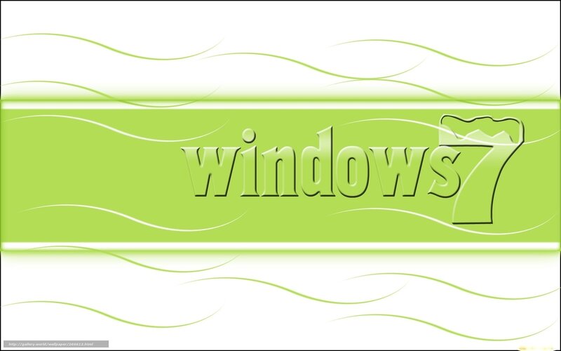 Windows 7 green background