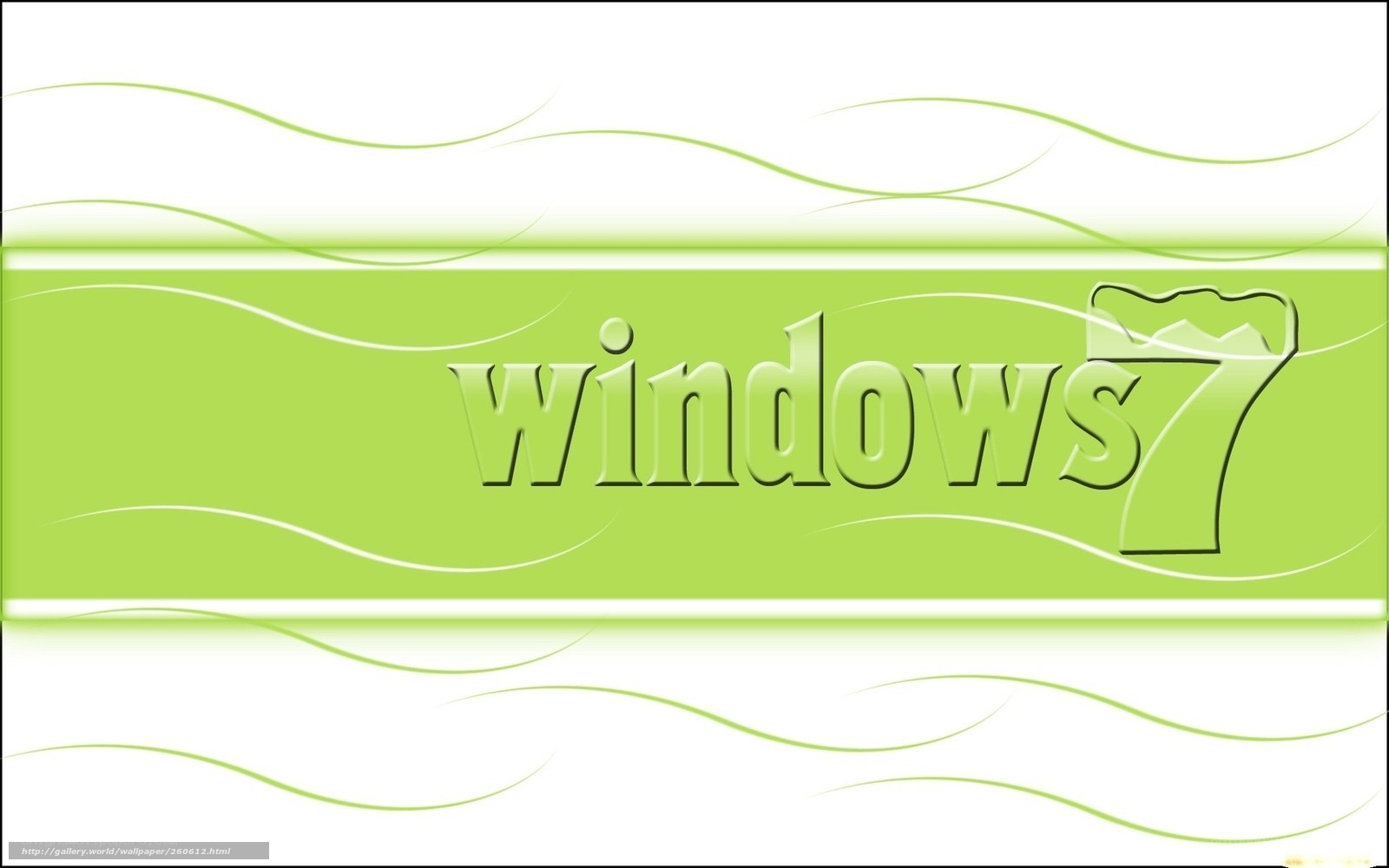 Windows 7 green background