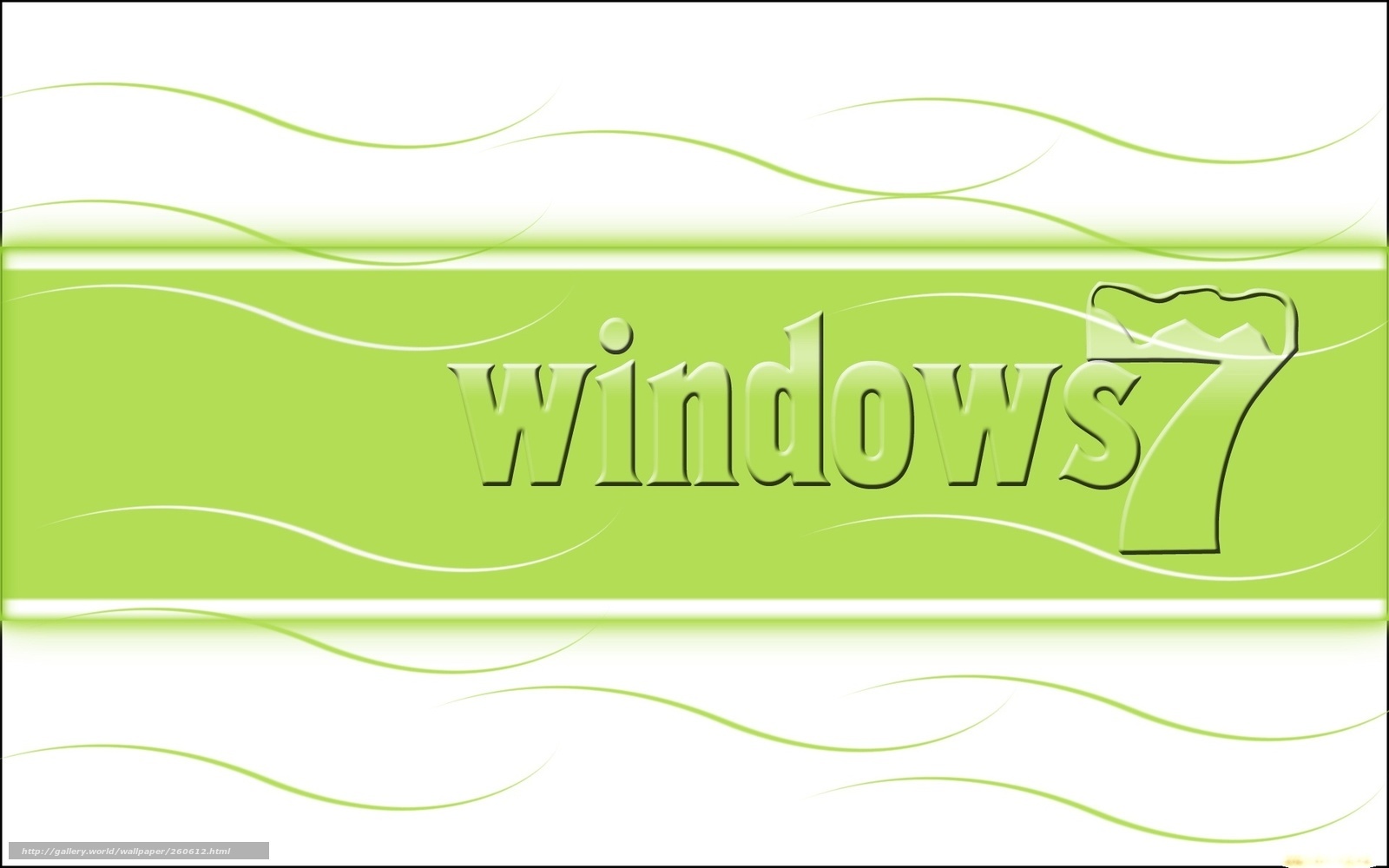 Windows 7 green background