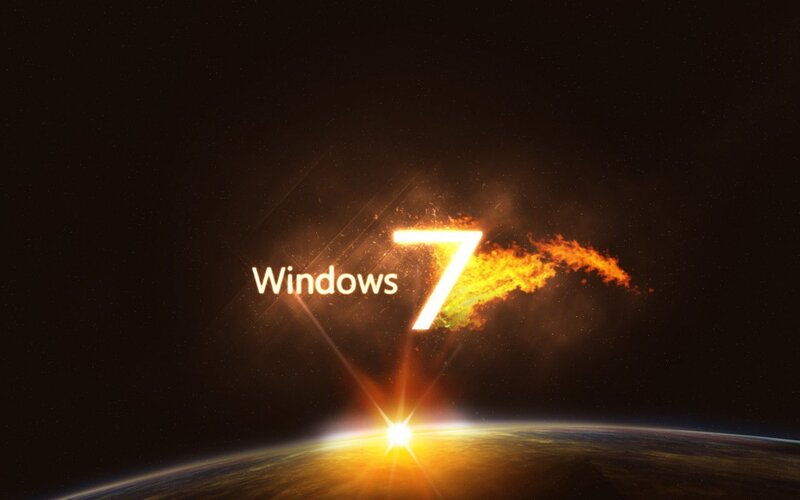Windows 7 launch animation
