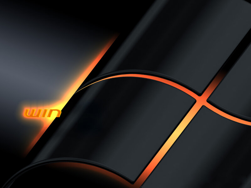 Windows 7 logo abstract design