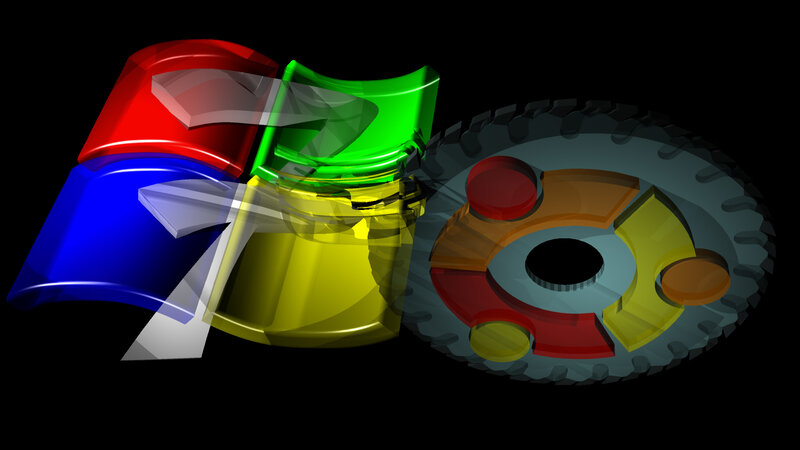 Windows 7 Logo and Gear