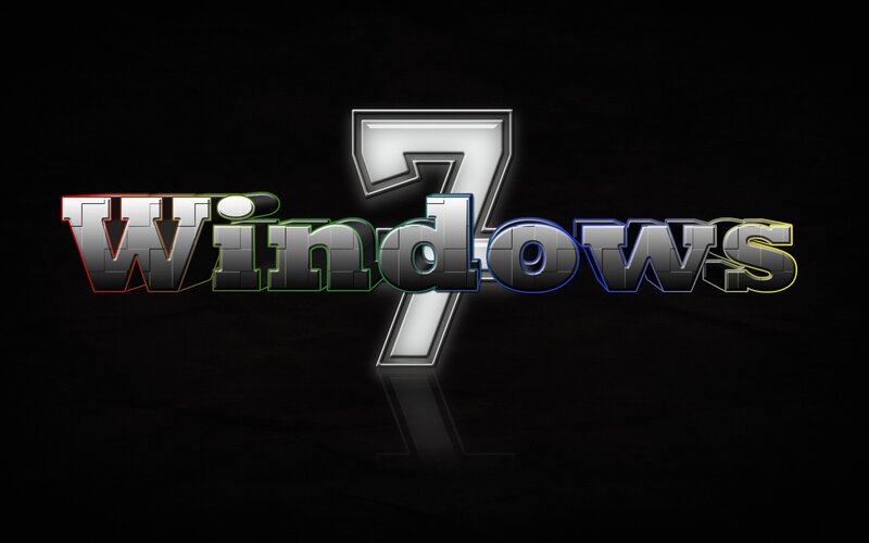 Windows 7 logo art