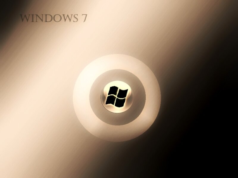 Windows 7 Logo — Beige