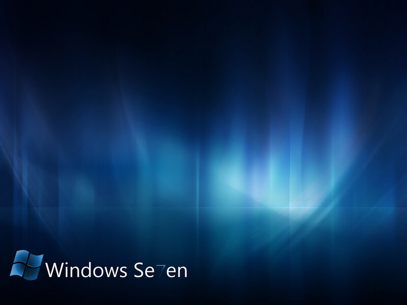 Windows 7 Logo — Blue, Abstract