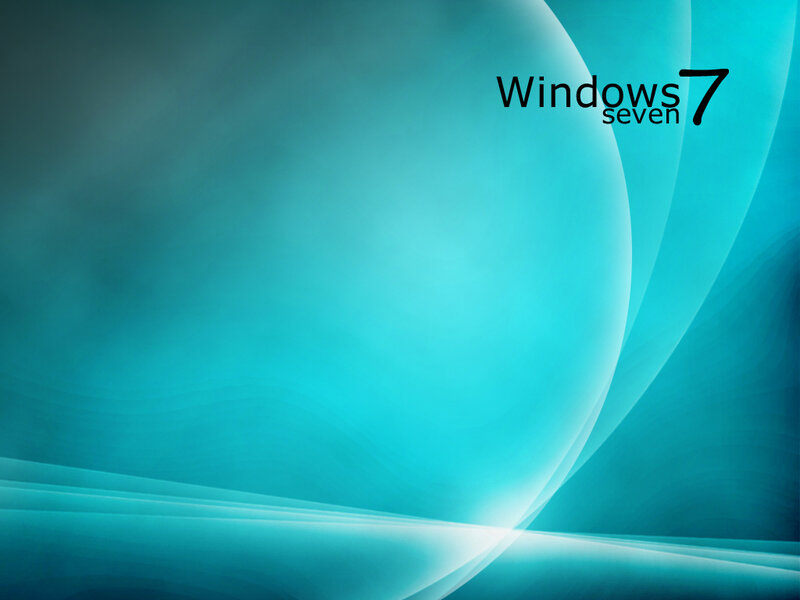 Windows 7 Logo — Blue, Calm, Digital Art, Abstract Background