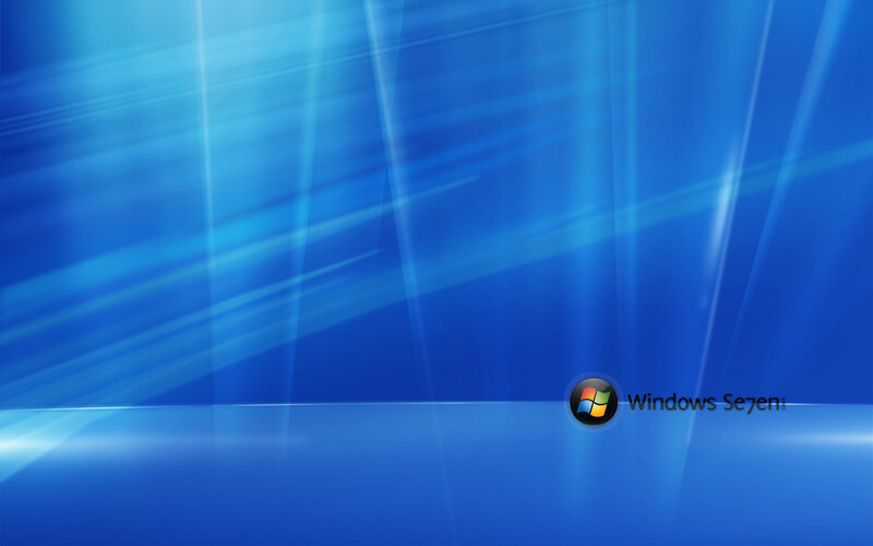 Windows 7 Logo — Blue, Calm, Digital Art, Text, Windows Seven
