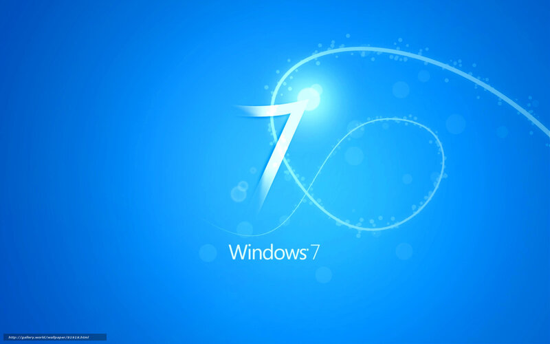 Windows 7 Logo — Blue, Calm