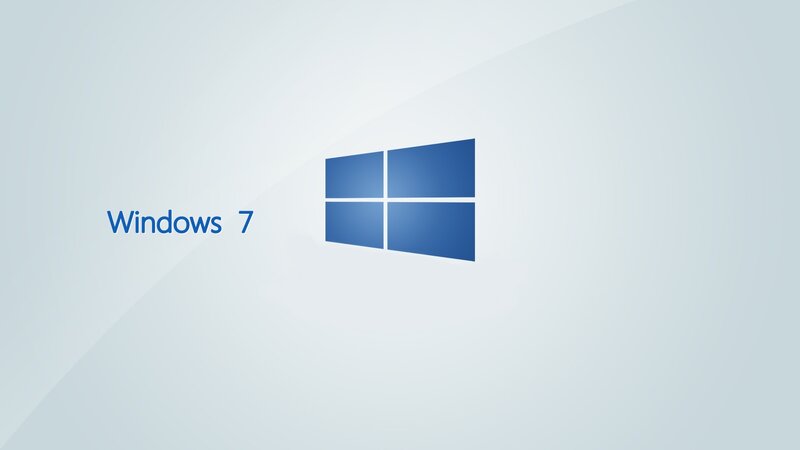 Windows 7 Logo — Blue, Minimalist, Vector Art