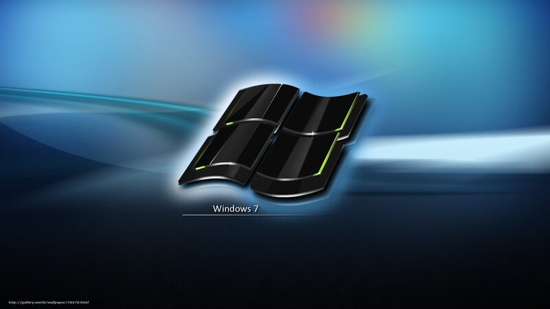 Windows 7 Logo — Blue, Modern