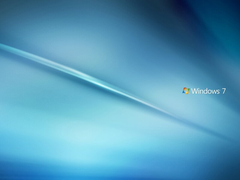 Windows 7 Logo — Blue, Serene, Abstract