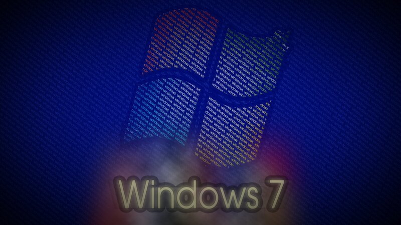 Windows 7 Logo — Blue, Technological, Digital Art