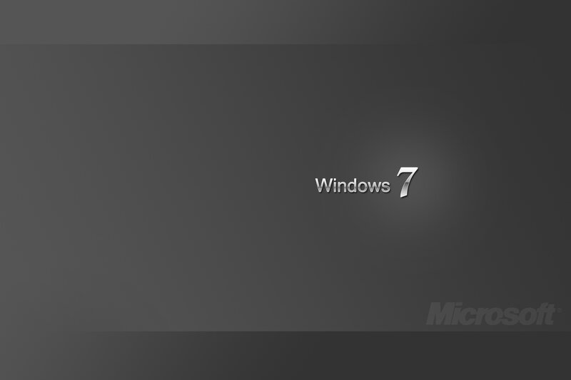 Windows 7 Logo — Gray, Black
