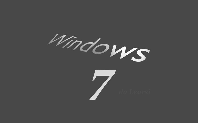 Windows 7 Logo — Gray, Minimalist, Digital Art