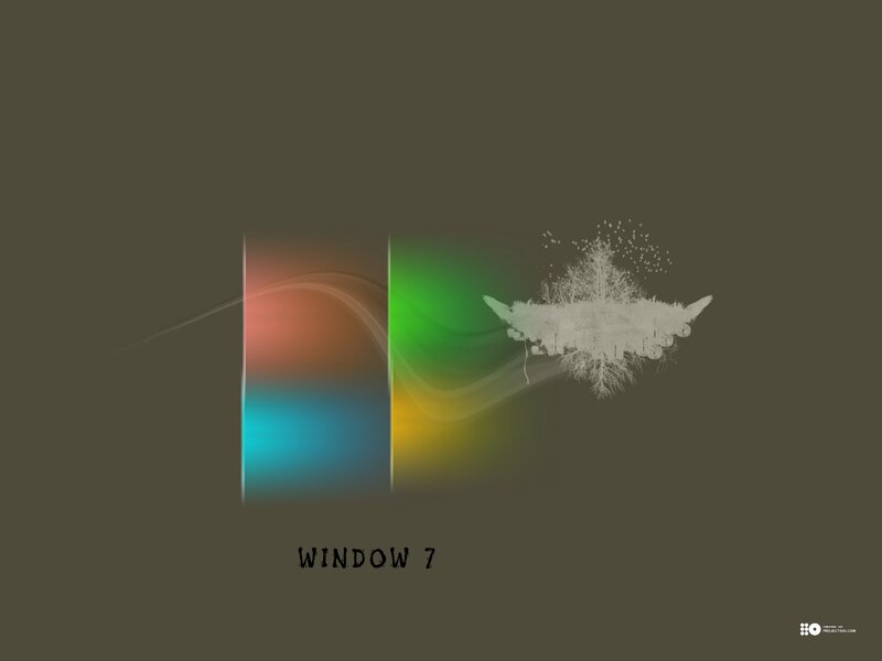 Windows 7 Logo — Gray, Minimalist