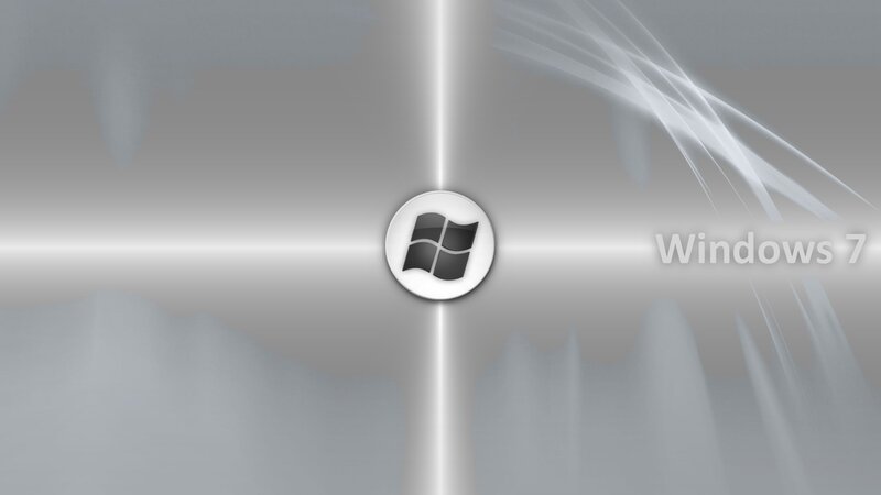 Windows 7 Logo — Gray, White
