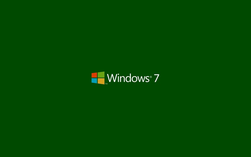 Windows 7 Logo — Green, Neutral