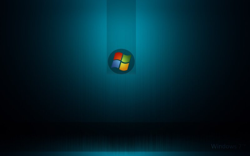 Windows 7 Logo — Minimalist, Black