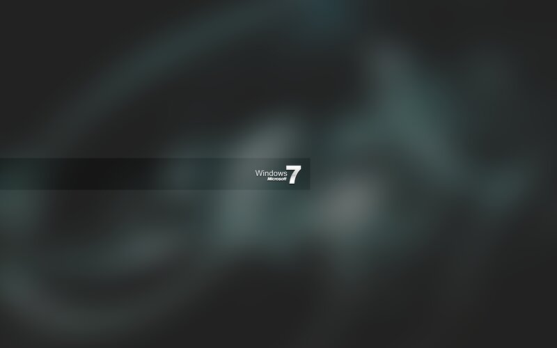 Windows 7 Logo — Minimalist, Gray