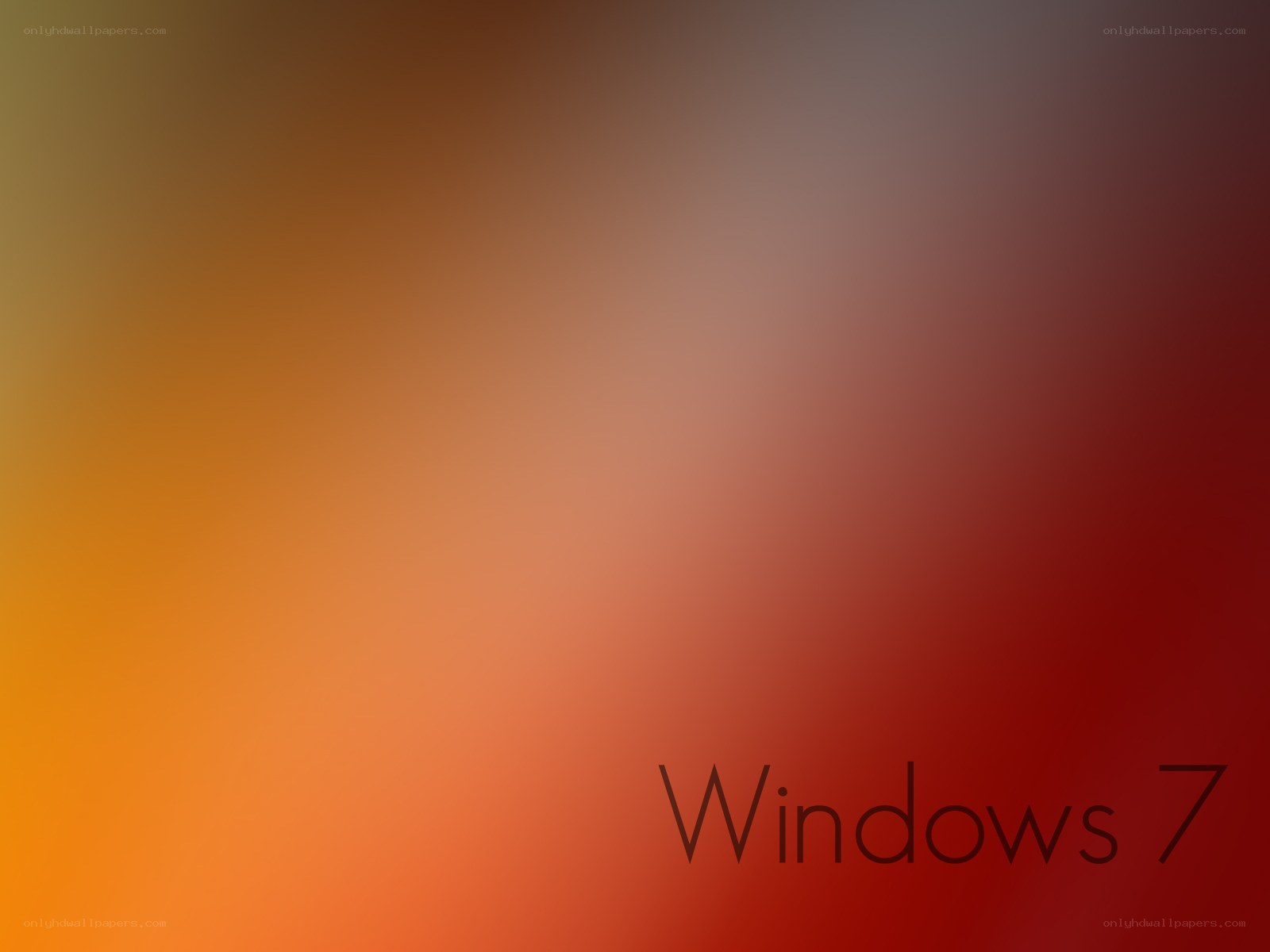 Windows 7 logo on gradient