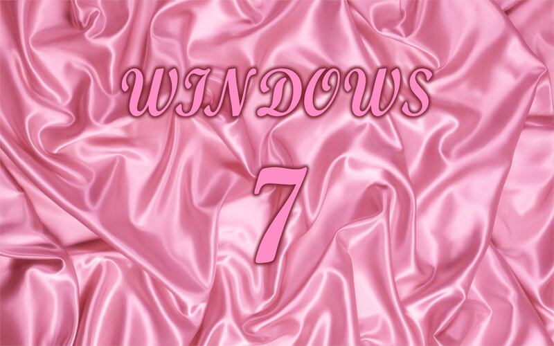 Windows 7 Logo — Pink