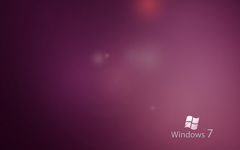 Windows 7 Logo — Purple, Minimalist