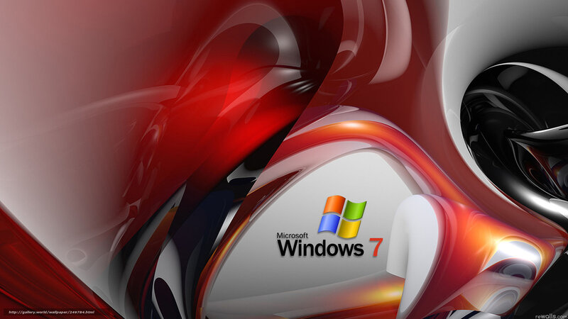 Windows 7 Logo — Red, Dynamic