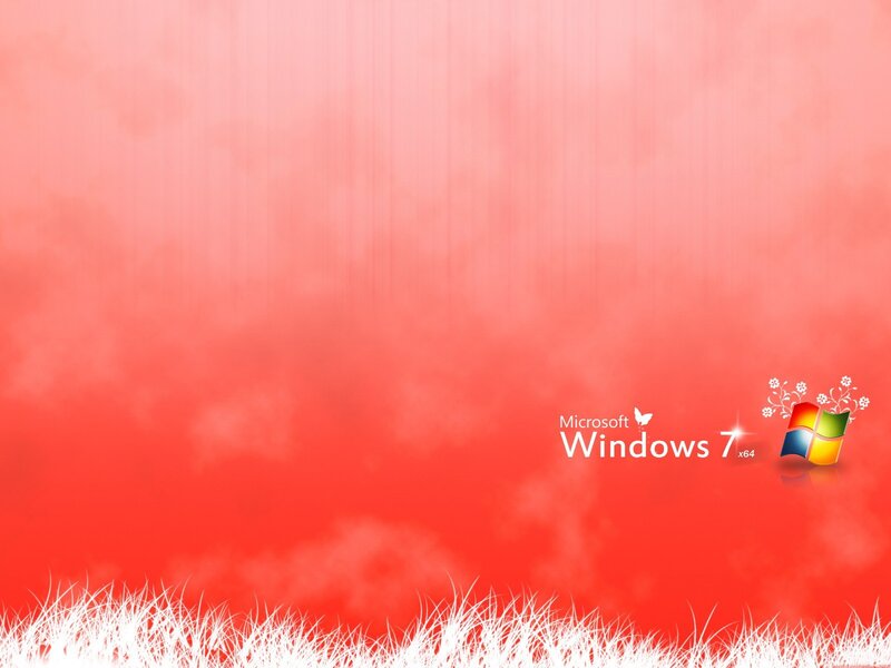 Windows 7 Logo — Red, Serene