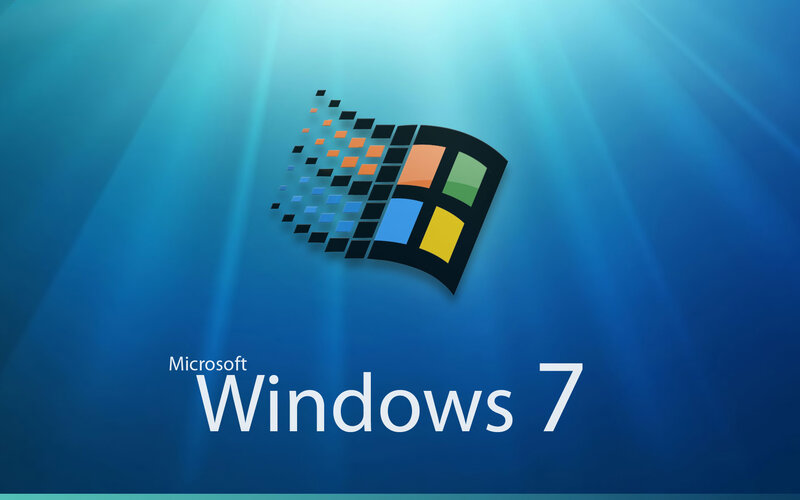 Windows 7 Logo — Serene, Black