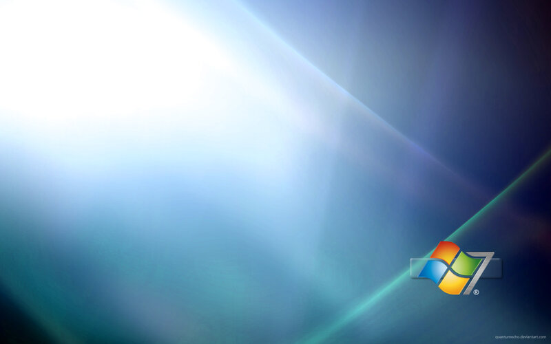 Windows 7 Logo — Serene, White