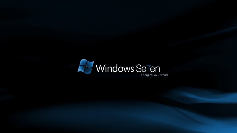Windows 7 Logo — Text, Blue