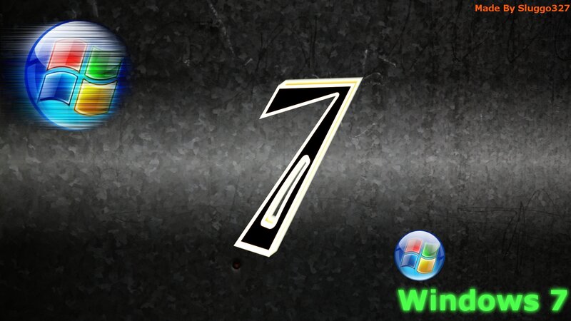 Windows 7 logo wallpaper