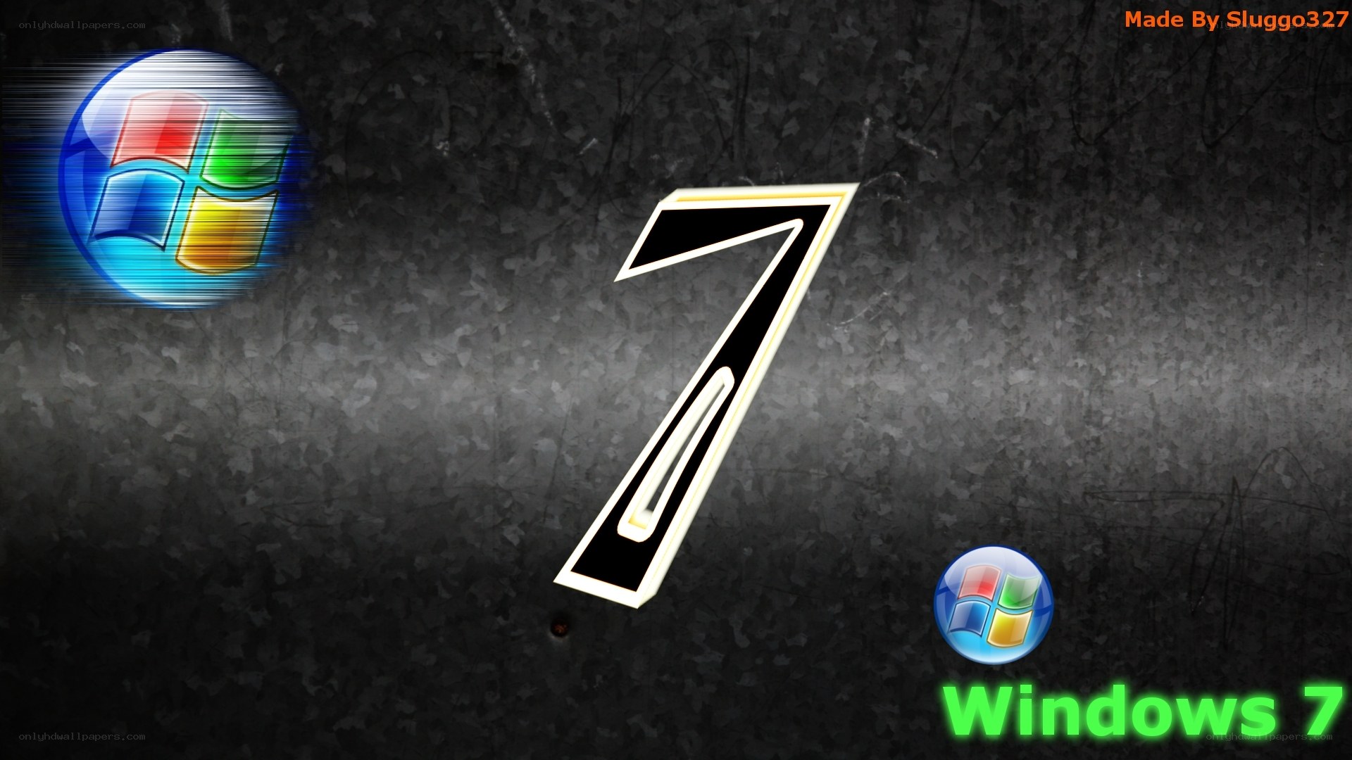 Windows 7 logo wallpaper