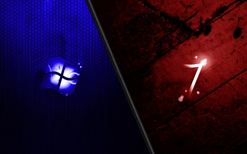 Windows 7 logo wallpaper