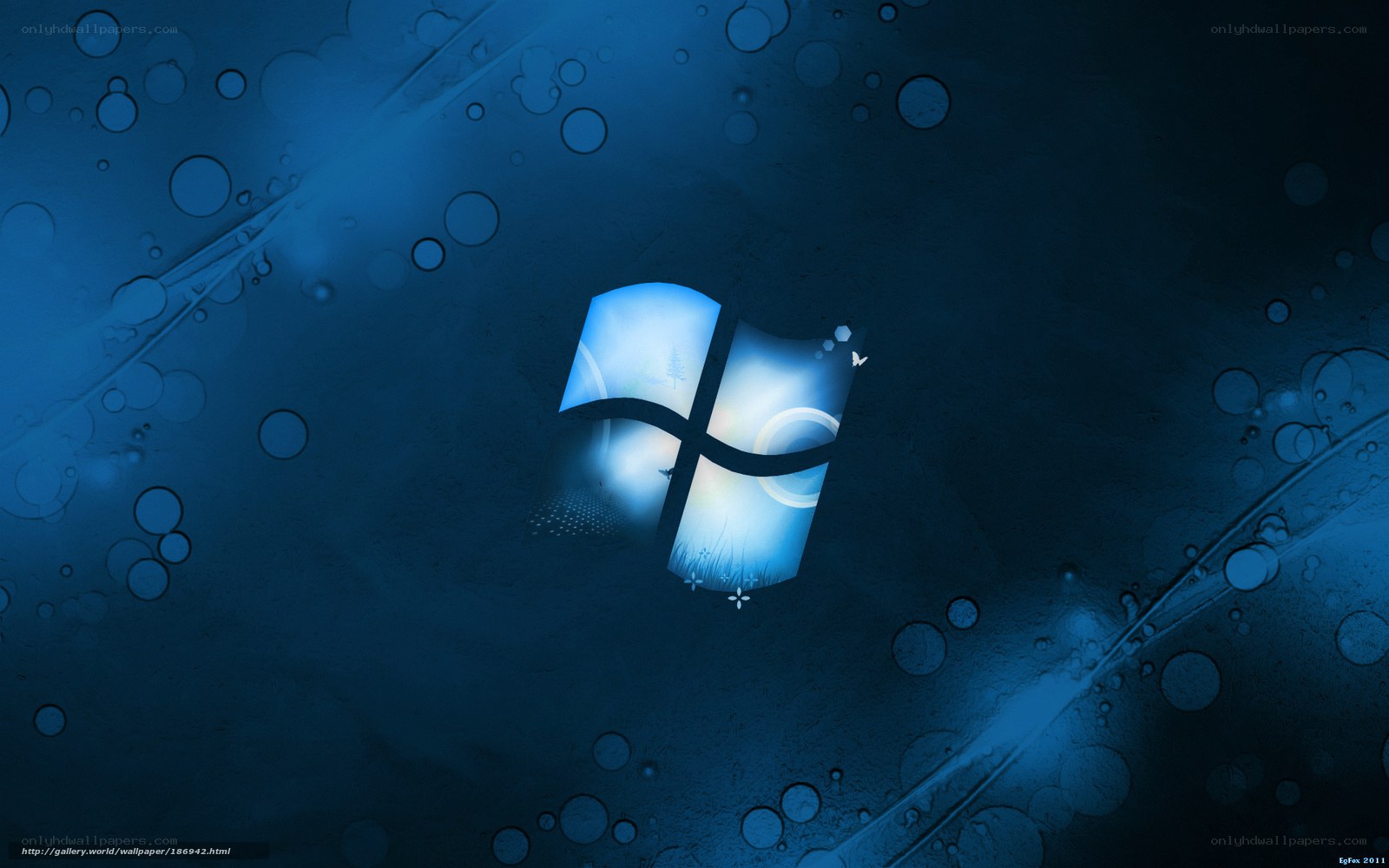 Windows 7 logo wallpaper