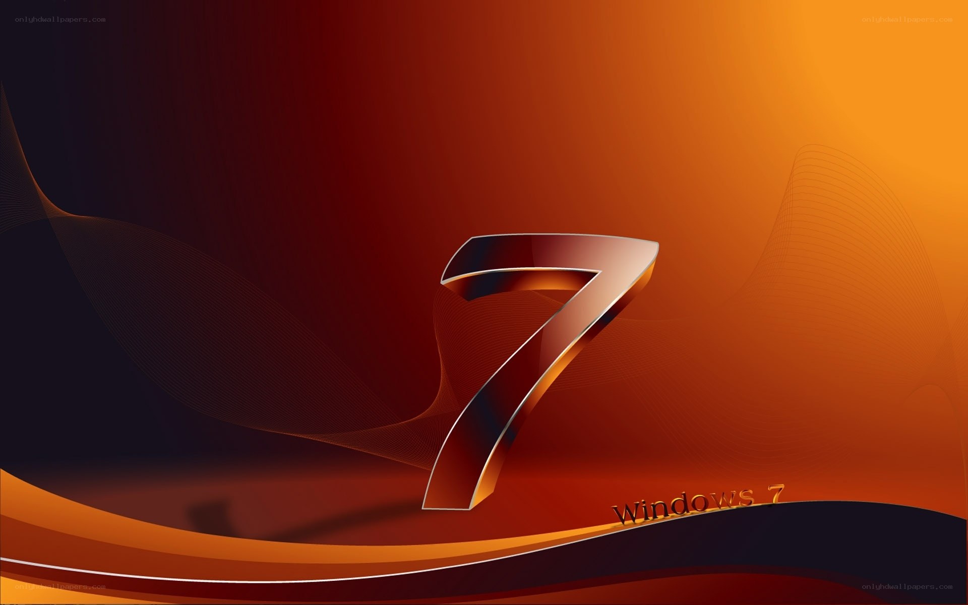 Windows 7 logo wallpaper